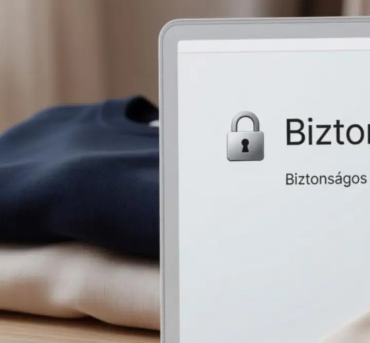 Biztonságos, titkosított fizetés és adatvédelem jelvény